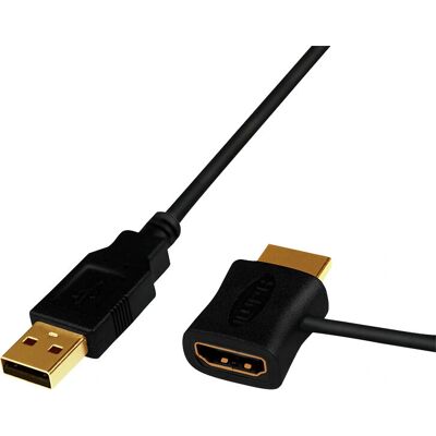 LogiLink Video Kabel Adapter HDMI Typ A - Schwarz LogiLink Video Kabel Adapter HDMI Typ A - Schwarz
