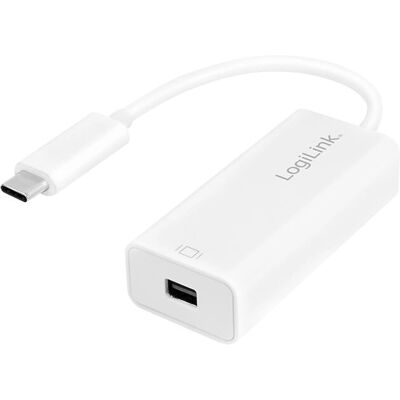 LogiLink UA0360 - USB-C till Mini DisplayPort-Adapter - 15cm - 4K-stöd LogiLink UA0360 - USB-C till Mini DisplayPort-Adapter - 15cm - 4K-stöd