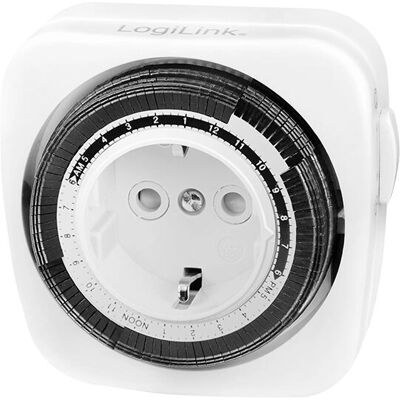 LogiLink ET0011 Weiße Tageszeitschaltuhr - Elektrischer Timer LogiLink ET0011 Weiße Tageszeitschaltuhr - Elektrischer Timer