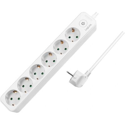 LogiLink Verlängerung 1,5 m Weiß - Mehrfachstecker LogiLink Verlängerung 1,5 m Weiß - Mehrfachstecker