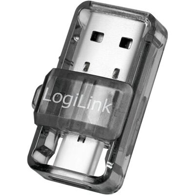 LogiLink Bluetooth-Empfänger - USB-C/USB-A - 5.0 - Grau LogiLink Bluetooth-Empfänger - USB-C/USB-A - 5.0 - Grau