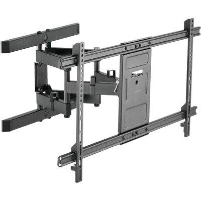 Supporto a parete TV LogiLink 43-90" inclinabile girevole nero Supporto a parete TV LogiLink 43-90" inclinabile girevole nero