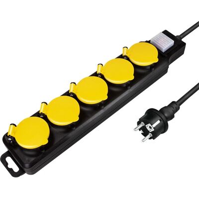 LogiLink LPS255 Verlängerung - Außen, 5 Steckdosen LogiLink LPS255 Verlängerung - Außen, 5 Steckdosen