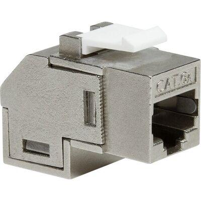 LogiLink NK4025 - Module Keystone - RJ45 blindé, angle de 90° - Cat 6A LogiLink NK4025 - Module Keystone - RJ45 blindé, angle de 90° - Cat 6A