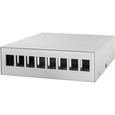 LogiLink NP0093 Boîte de Jonction - 8 Ports, Gris LogiLink NP0093 Boîte de Jonction - 8 Ports, Gris