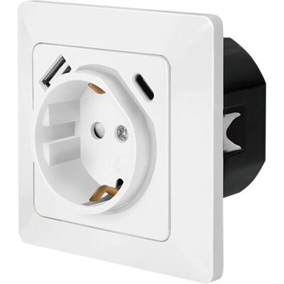 LogiLink PA0253 Steckdosenleiste mit USB - Wandsteckdose LogiLink PA0253 Steckdosenleiste mit USB - Wandsteckdose
