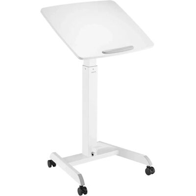 LogiLink Adjustable Workstation White - Ergonomic Height, Tiltable Surface LogiLink Adjustable Workstation White - Ergonomic Height, Tiltable Surface
