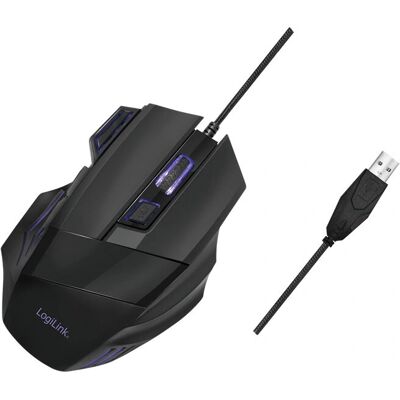 LogiLink Ergonomische Optische Gaming-Maus - 2400 DPI - USB-A LogiLink Ergonomische Optische Gaming-Maus - 2400 DPI - USB-A