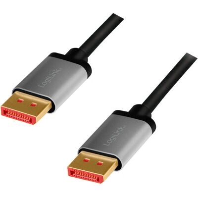 LogiLink CDA0105 2m DisplayPort Kabel - Ondersteunt 8K 60Hz LogiLink CDA0105 2m DisplayPort Kabel - Ondersteunt 8K 60Hz