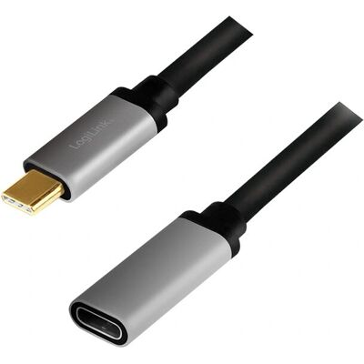 Câble USB C LogiLink 0,5m - 4K/60Hz, Aluminium, Noir/Gris - Câble USB - Publicité Câble USB C LogiLink 0,5m - 4K/60Hz, Aluminium, Noir/Gris - Câble USB - Publicité