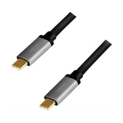 Kabel USB LogiLink CUA0106 - 1,5m - Czarny/Szary - USB 2.0 Typ-C Kabel USB LogiLink CUA0106 - 1,5m - Czarny/Szary - USB 2.0 Typ-C
