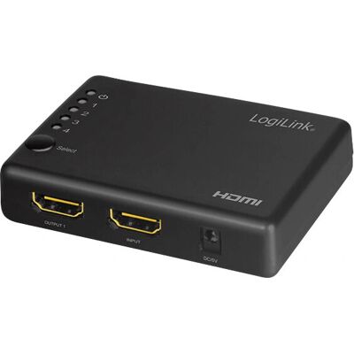 LogiLink HD0036 Diviseur HDMI 4K 1x4 - Supporte 4K/30Hz, HDCP, CEC - Publicité LogiLink HD0036 Diviseur HDMI 4K 1x4 - Supporte 4K/30Hz, HDCP, CEC - Publicité