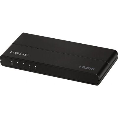 LogiLink HDMI Szétszedő 4K/60Hz - Támogatja a HDR-t, CEC-t, 4x HDMI-t LogiLink HDMI Szétszedő 4K/60Hz - Támogatja a HDR-t, CEC-t, 4x HDMI-t