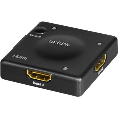 LogiLink HD0041 HDMI Switch - 3x1, Auto, 1080p LogiLink HD0041 HDMI Switch - 3x1, Auto, 1080p