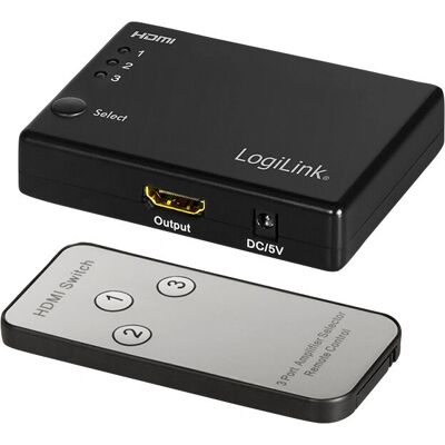 LogiLink HD0042 HDMI Umschalter - Video Switch 3 Ports LogiLink HD0042 HDMI Umschalter - Video Switch 3 Ports