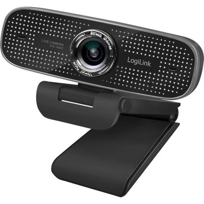 LogiLink UA0378 Webcam - 2 MP, 1080p, Black LogiLink UA0378 Webcam - 2 MP, 1080p, Black