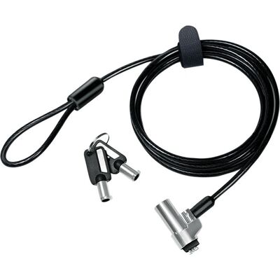 LogiLink Nano-Schloss, Schwarz/Silber, 1,8m - Sicherheit LogiLink Nano-Schloss, Schwarz/Silber, 1,8m - Sicherheit