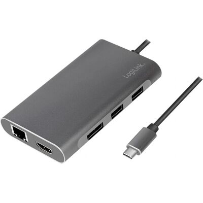 Docking Station LogiLink UA0382 - Argento Docking Station LogiLink UA0382 - Argento