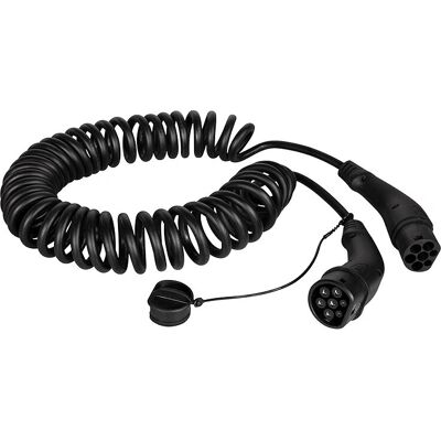HARTING EVC0113 Elektroauto Ladekabel - 5m, Schwarz, Typ 2 HARTING EVC0113 Elektroauto Ladekabel - 5m, Schwarz, Typ 2
