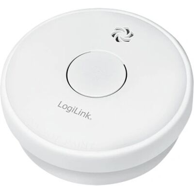 LogiLink Smoke Detector - Photoelectric, 85dB, Replaceable 9V Battery LogiLink Smoke Detector - Photoelectric, 85dB, Replaceable 9V Battery