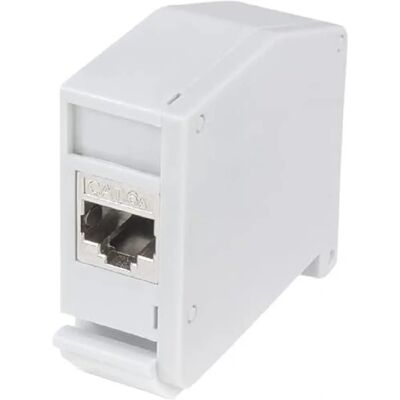 LogiLink MP0056 - DIN-Schienenadapter mit Cat.6a Kupplung LogiLink MP0056 - DIN-Schienenadapter mit Cat.6a Kupplung