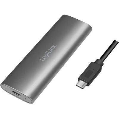 LogiLink UA0389 Custodia esterna compatta per SSD M.2 NVMe & SATA - Supporta 4TB LogiLink UA0389 Custodia esterna compatta per SSD M.2 NVMe & SATA - Supporta 4TB