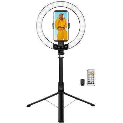 LogiLink AA0156 Anillo de Luz - LED, Trípode Selfie Stick LogiLink AA0156 Anillo de Luz - LED, Trípode Selfie Stick