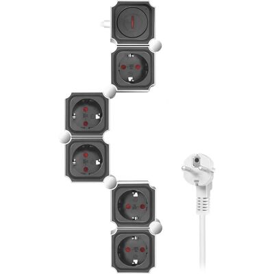 LogiLink LPS277 Steckerleiste - Flexibel 5er IP20 LogiLink LPS277 Steckerleiste - Flexibel 5er IP20