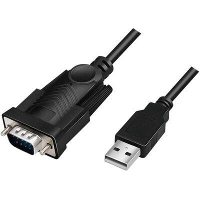 Kabel szeregowy USB 2.0 RS232 LogiLink - Czarny 1,5m Kabel szeregowy USB 2.0 RS232 LogiLink - Czarny 1,5m