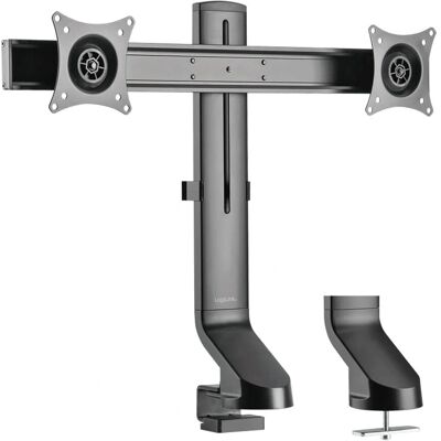 Support double pour moniteurs LogiLink - Acier, 17-27" - Publicité Support double pour moniteurs LogiLink - Acier, 17-27" - Publicité