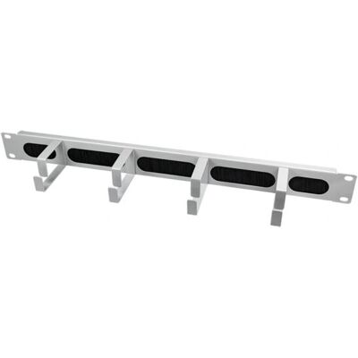 LogiLink OR106G Lichtgraues 19-Zoll Kabelmanagement Panel LogiLink OR106G Lichtgraues 19-Zoll Kabelmanagement Panel