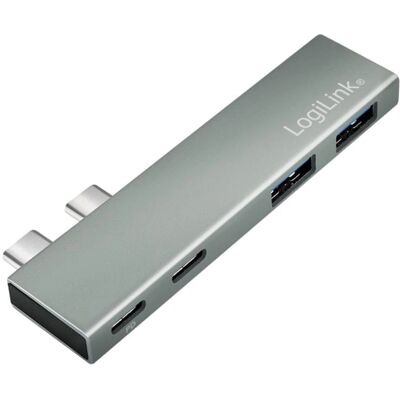 LogiLink USB 3.2 Gen2x2 Hub - 4 porte, PD, MacBook & iPad LogiLink USB 3.2 Gen2x2 Hub - 4 porte, PD, MacBook & iPad