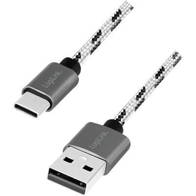 LogiLink USB Kabel-Set - USB 2.0, Typ-C, A - Schwarz/Weiß LogiLink USB Kabel-Set - USB 2.0, Typ-C, A - Schwarz/Weiß