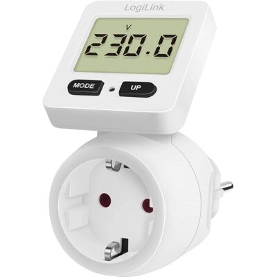 LogiLink Energieteller - Energie, Kosten, Draaiend scherm LogiLink Energieteller - Energie, Kosten, Draaiend scherm