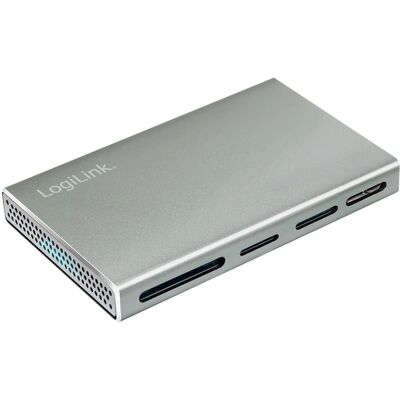 LogiLink Zilveren 5-in-1 USB 3.2 Gen 1 Kaartlezer LogiLink Zilveren 5-in-1 USB 3.2 Gen 1 Kaartlezer