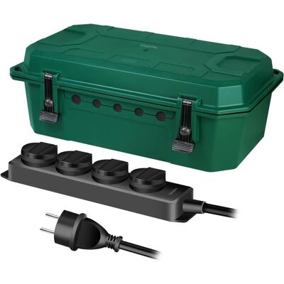 LogiLink LPS284 Steckerleiste mit Kabelbox - Außen IP54 LogiLink LPS284 Steckerleiste mit Kabelbox - Außen IP54