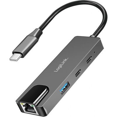 LogiLink UA0432 - Laptop Dockingstation - Grau LogiLink UA0432 - Laptop Dockingstation - Grau