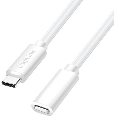 LogiLink USB-C Verlängerungskabel 2m Weiß LogiLink USB-C Verlängerungskabel 2m Weiß