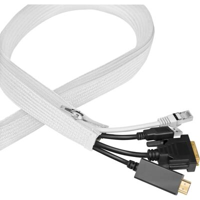 LogiLink KAB0091 Biały 35mm Osłona kabla - Ochrona LogiLink KAB0091 Biały 35mm Osłona kabla - Ochrona