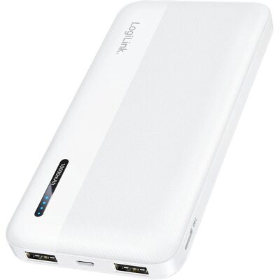 LogiLink PA0338WRF Batterie externe - 10000 mAh, Blanc - Publicité LogiLink PA0338WRF Batterie externe - 10000 mAh, Blanc - Publicité