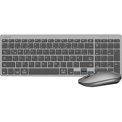 LogiLink ID0215 Trådlöst tangentbord och musset - Bluetooth 2,4 GHz LogiLink ID0215 Trådlöst tangentbord och musset - Bluetooth 2,4 GHz