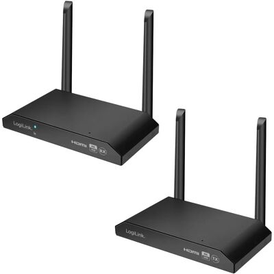 Logilink Trådlös HDMI KVM-förlängare - 4K 150m Logilink Trådlös HDMI KVM-förlängare - 4K 150m