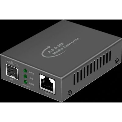 LogiLink NMC002 Netzwerkkonverter - 2,5 Gbit/s, Schwarz LogiLink NMC002 Netzwerkkonverter - 2,5 Gbit/s, Schwarz