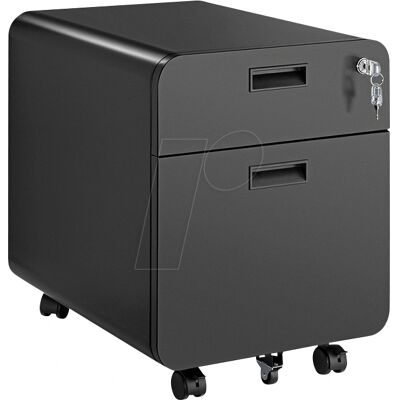 LogiLink EO0080 Schwarzer Stahl Aktenschrank - Büromöbel LogiLink EO0080 Schwarzer Stahl Aktenschrank - Büromöbel