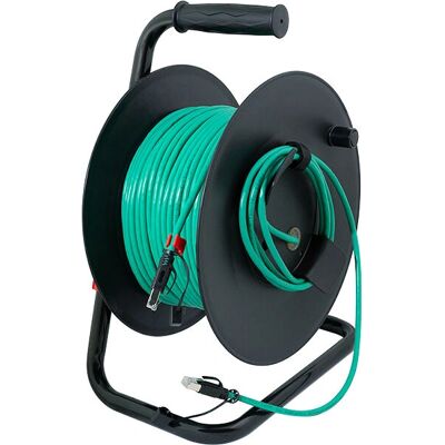 LogiLink CQ3080S Netwerkkabel - 80m, Groen, Cat6a S/FTP LogiLink CQ3080S Netwerkkabel - 80m, Groen, Cat6a S/FTP
