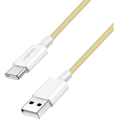 Câble USB LogiLink CU0332 - Nylon 0,5m - USB-C à A - 60W - Publicité Câble USB LogiLink CU0332 - Nylon 0,5m - USB-C à A - 60W - Publicité