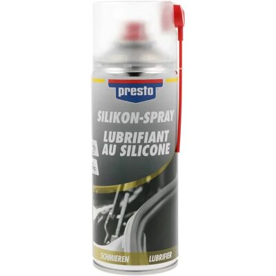 Presto Spray Silicone - 400 ml - Lubrificante di Alta Qualità per Materiali Sintetici Presto Spray Silicone - 400 ml - Lubrificante di Alta Qualità per Materiali Sintetici