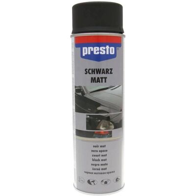 Presto RAL 9005 Noir Mat en aérosol - Peinture en spray - Publicité Presto RAL 9005 Noir Mat en aérosol - Peinture en spray - Publicité