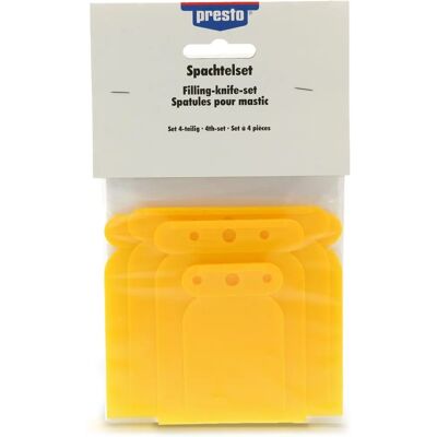 Presto 600238 Plastspatelsätt - Värme- och kemikaliebeständig Presto 600238 Plastspatelsätt - Värme- och kemikaliebeständig