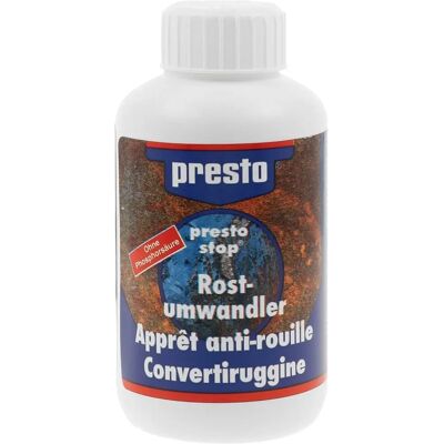 PRESTO 603086 Μετατροπέας σκουριάς - Μετατροπέας & Πρώτο 250ml PRESTO 603086 Μετατροπέας σκουριάς - Μετατροπέας & Πρώτο 250ml